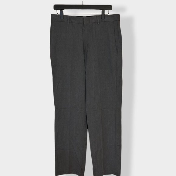 Covington Dark Grey Men's Wool‎ Blend Dress Pant 32 - Picture 1 of 4